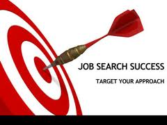Dart board image - Job Search Success - Target your audient